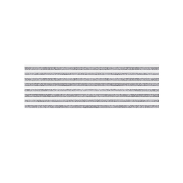 Wooden wall panel 2700 x 400mm (Grey - White)